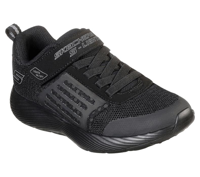 Skechers Pojkar Svarta Sneakers - S Lights: Dyna-Lights - Sverige (VIXCY-8602)